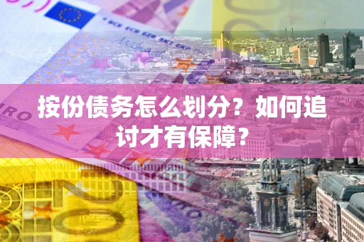 武汉按份债务怎么划分？如何追讨才有保障？