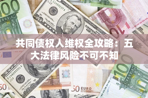 武汉共同债权人维权全攻略：五大法律风险不可不知