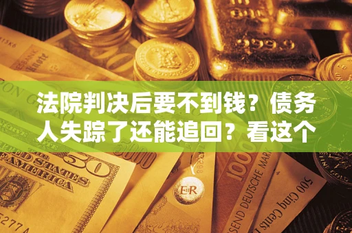 武汉法院判决后要不到钱？债务人失踪了还能追回？看这个方法！