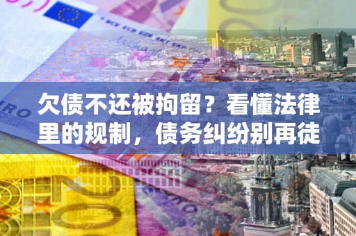 武汉欠债不还被拘留？看懂法律里的规制，债务纠纷别再徒劳奔波