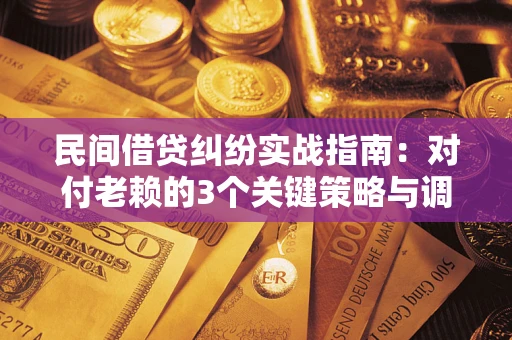 武汉民间借贷纠纷实战指南：对付老赖的3个关键策略与调解盲区解析