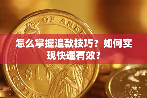 武汉怎么掌握追款技巧？如何实现快速有效？