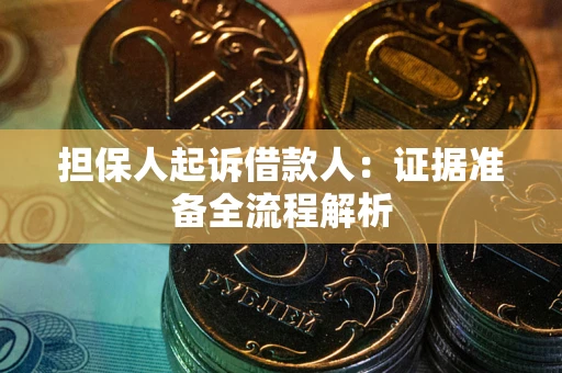 武汉担保人起诉借款人：证据准备全流程解析