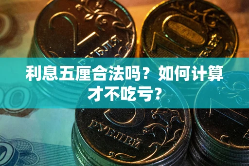 武汉利息五厘合法吗？如何计算才不吃亏？