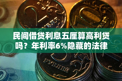 武汉民间借贷利息五厘算高利贷吗？年利率6%隐藏的法律风险全解析